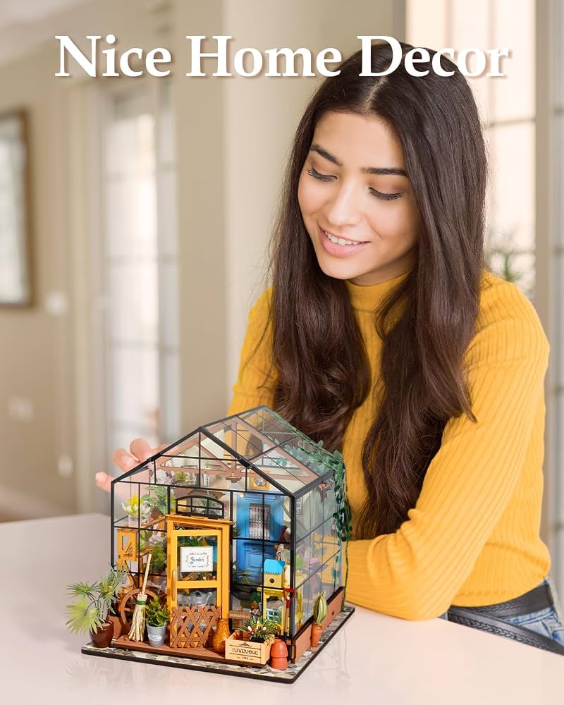 Amazon.com: Rowood Miniature House Kit, Mother's Day DIY Miniature